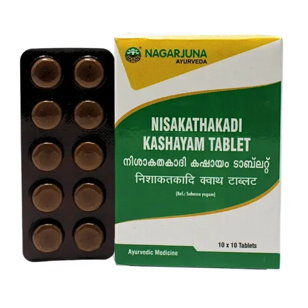 NAGARJUNA  Nishakathakadi Kashayam Tablet - Nagarjuna - 10Tablet