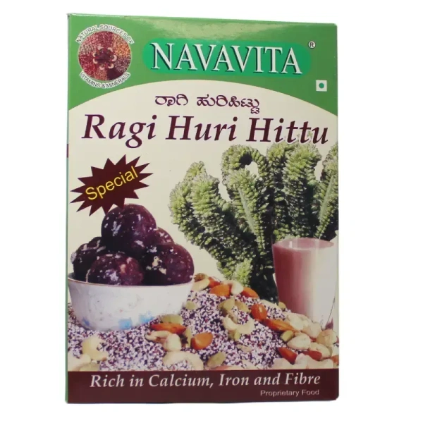 SHREE AGRO FOODS Navavita Ragi Huri Hittu - Shree  - 400Gm