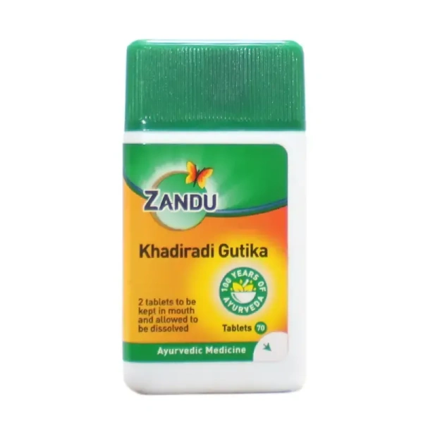 ZANDU  Khadiradi Gutika - Zandu  - 70Tablet