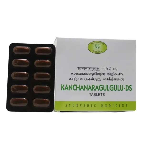 AVN AYURVEDA FORMULA Kanchanara Gulgulu Ds Tablet - Avn Ayurveda - 100Tablet