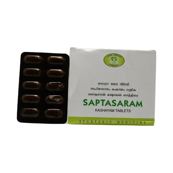 AVN AYURVEDA FORMULA Saptasaram Kashayam Tablet - Avn Ayurveda - 100Tablet
