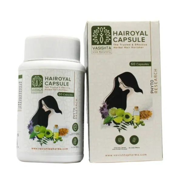 VASISHTA PHARMA Hairoyal Capsule - Vasishta - 60 Capsules
