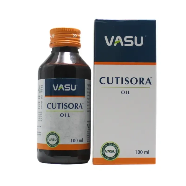 VASU PHARMACEUTICALS Cutisora Oil - Vasu  - 100Ml