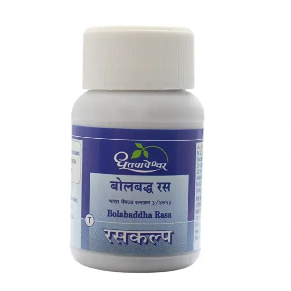 SHREE DHOOTAPAPESHWAR Bolbaddha Ras - Shree Dhootapapeshwar - 25 Tablets