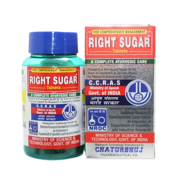 CHATURBHUJ  Right Sugar Tablet - Chaturbhuj - 120Tablet