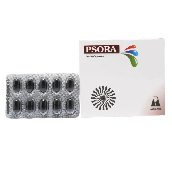 AYULABS PVT LTD Psora Capsule - Ayulabs - 10Capsule