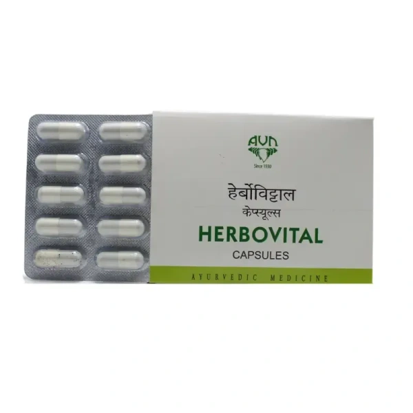 AVN AYURVEDA FORMULA Herbovital Capsule - Avn Ayurveda - 100Capsule