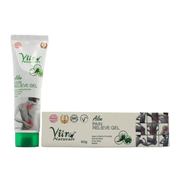 VITROMED HEALTHCARE Aloe Pain Relieve Gel - Vitromed - 50Gm