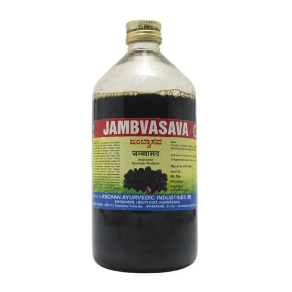 ANCHAN AYURVEDICS Jambvasava - Anchan - 450Ml