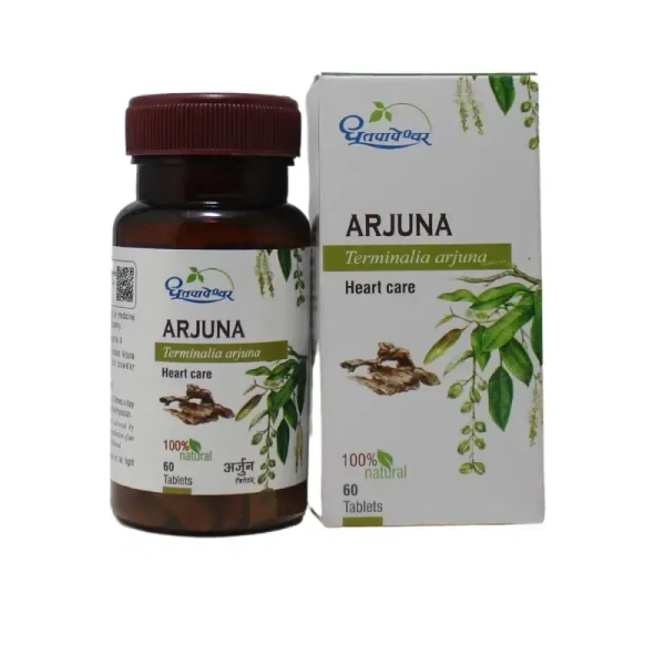 SHREE DHOOTAPAPESHWAR Arjuna Tablet - Dhotapapeshwar - 60 Tablets