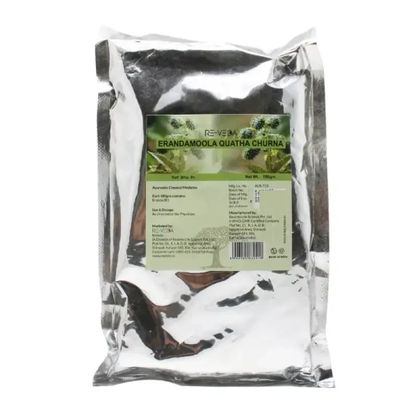 RE-VEDA Erandamoola Quatha Churna  - Revinto - 100gm