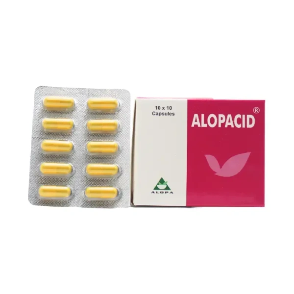 ALOPA HERBAL HEALTHCARE Alopacid Capsule - Alopa Health - 100 Capsule