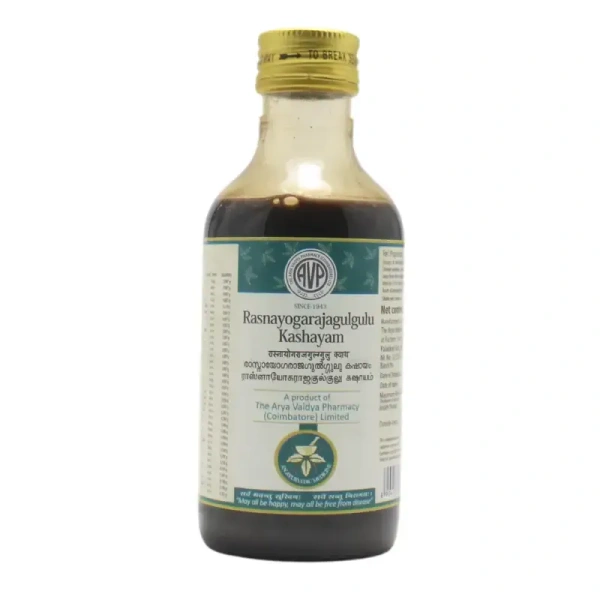 THE ARYA VAIDYA PHARMA Rasna Yogarajagulgulu Kashyam - The Arya - 200Ml