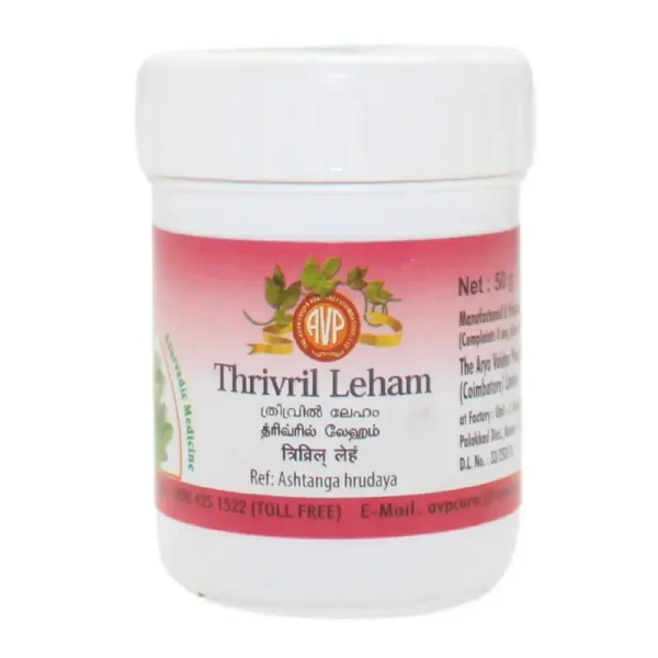 THE ARYA VAIDYA PHARMACY Thrivril Lehyam - AVP - 50Gm