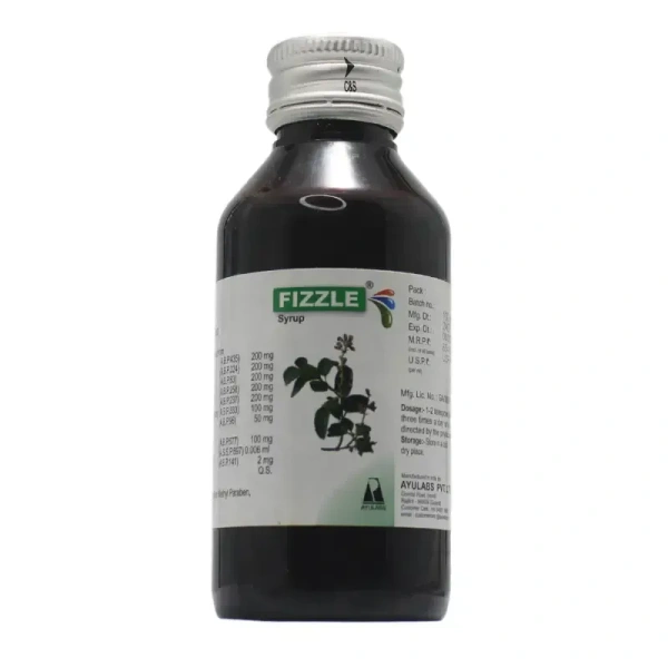 AYULABS PVT LTD Fizzle Syrup - Ayulabs - 100Ml