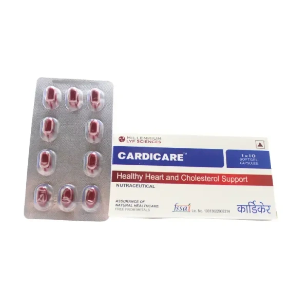 MILLENNIUM HERBALS Cardicare Soft Gel - Millennium - 10Capsules