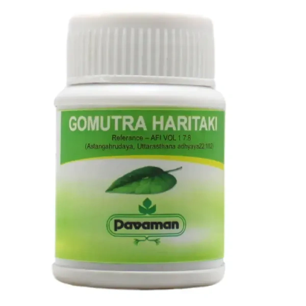 PAVAMAN Gomutra Haritaki Tablets - Pavaman - 100 Tablets