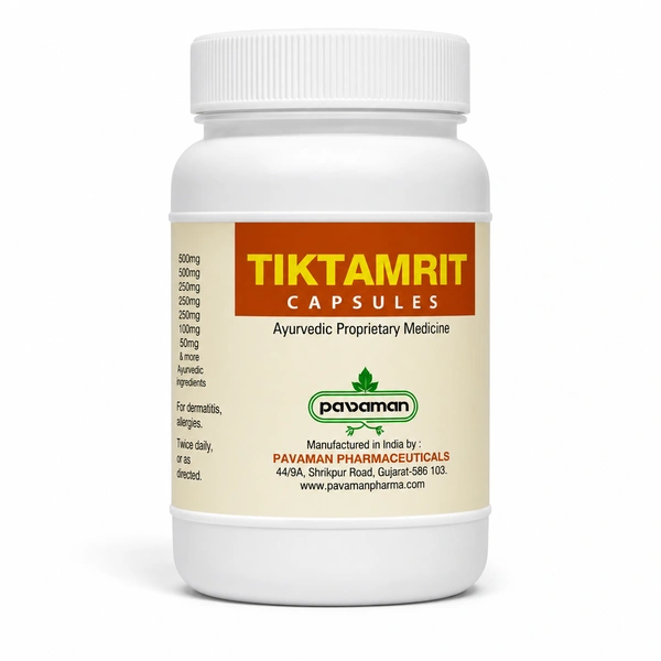 PAVAMAN Tiktamrit Capsule - Pavaman - 100Capsule