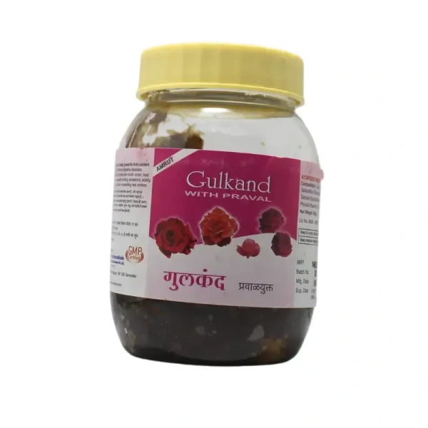 AMRUT PHARMACEUTICAL Gulkand With Praval - Amrut  - 200Gm