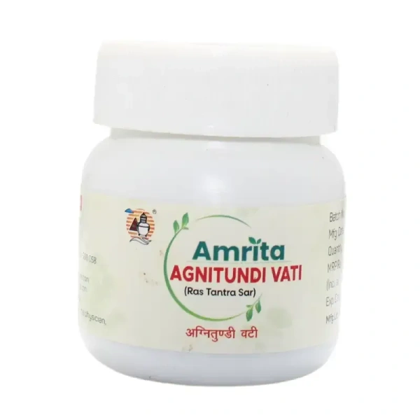 AMRITA DRUGS  Agnitundi Vati - Amrita - 60 Tablet