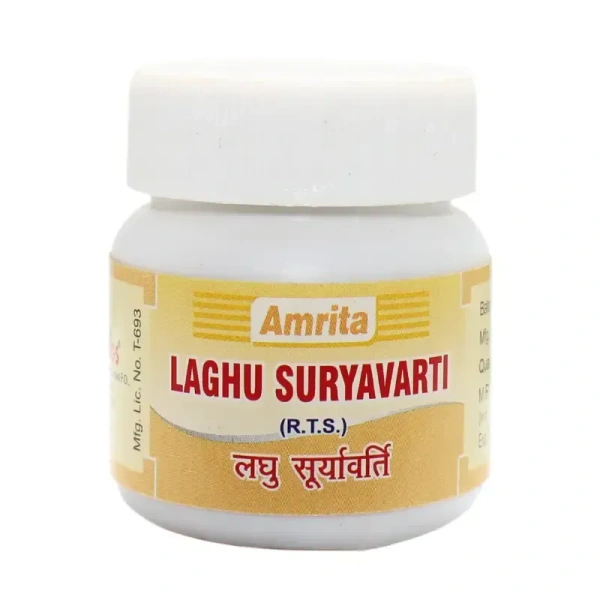 AMRITA DRUGS  Laghu Surya Varthi - Amrita - 60 Tablet