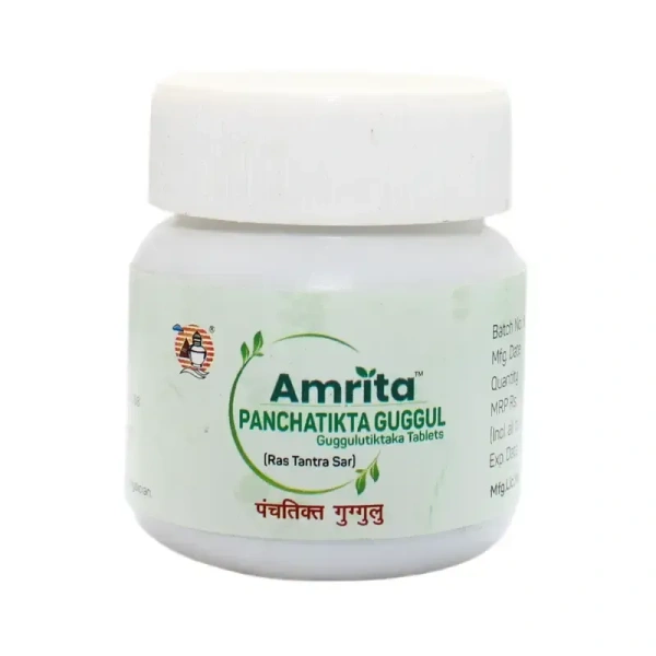 AMRITA DRUGS  Panchatikta Gritha Guggulu Tablet - Amrita - 60 Tablet