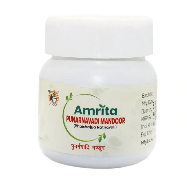 AMRITA DRUGS  Punarnavadi Mandoor - Amrita - 60 Tablet