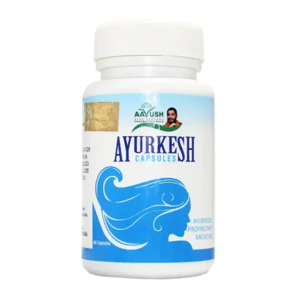 AYUR ASHRAMA PHARMACEUTICALS Ayurkesh Capsule - Ayur Ashrama - 60Capsule