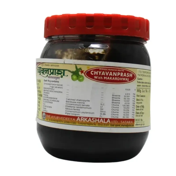 AYURVEDEEYA ARKASHAL Chyavanprash With Makardhwaj  - Arkashala - 500gm