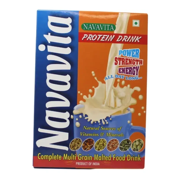 SHREE AGRO FOODS Navavita Protein Drink Malt - Shree Agro - 400Gm
