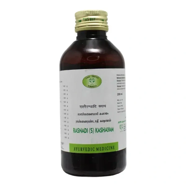 AVN AYURVEDA FORMULA Rasnadi(S) Kashayam - Avn Ayurveda - 200Ml