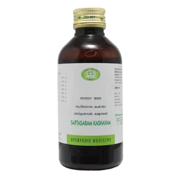 AVN AYURVEDA FORMULA Saptasaram Kashayam - Avn Ayurveda - 200Ml