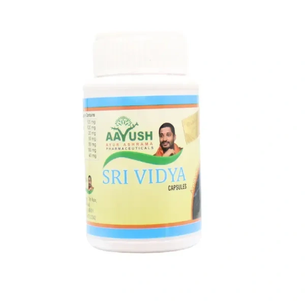AYUR ASHRAMA PHARMACEUTICALS Sri Vidya Capsule - Ayur Asharam - 60Capsule