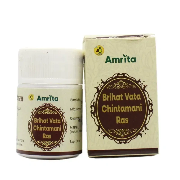 AMRITA DRUGS  Vata Chintamani Ras (Without Gold) - Amrita - 30 Tablet