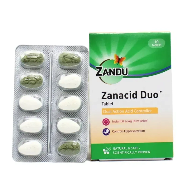 ZANDU  Zanacid Duo Tablet - Zandu  - 10Tablet