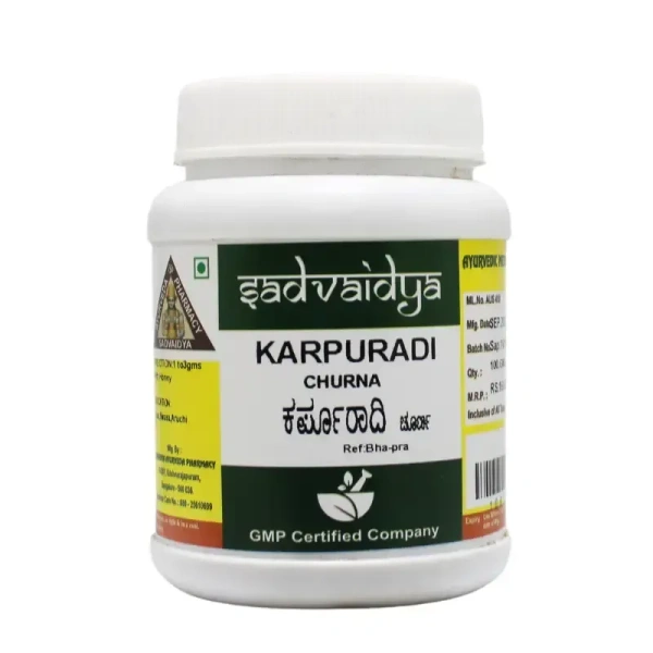 SADVAIDYASALA PRIVATE Karpuradi Churna - Sadvaidya - 100gm