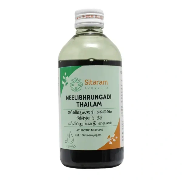 SITARAM AYURVEDA  Neelibhrungadi Thailam - Sitaram - 200ML