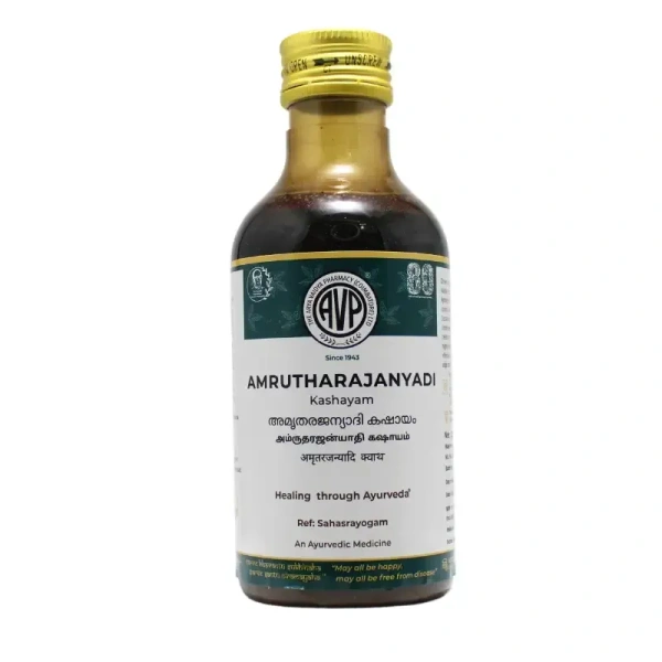 THE ARYA VAIDYA PHARMACY Amrutharajanyadi Kashayam - AVP - 200Ml
