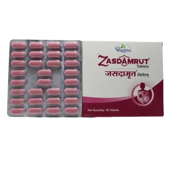 SHREE DHOOTAPAPESHWAR Zasdamrut Tablets - Shree Dhootapapeshwar - 30 Tablets