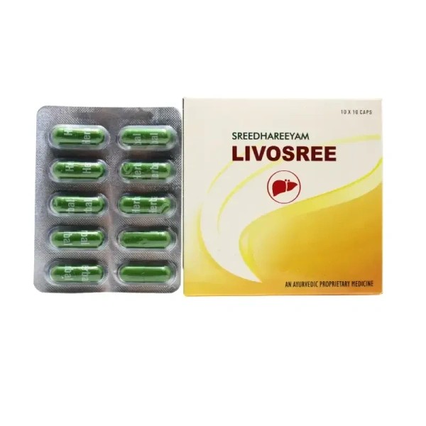 SREEDHAREEYAM Livosree Capsules - Sreedhareeyam - 100 Capsules