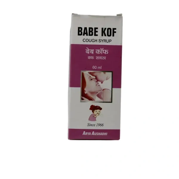 ARYA AUSHADHI Babe Kof Cough Syrup - Arya Aushadhi - 60Ml