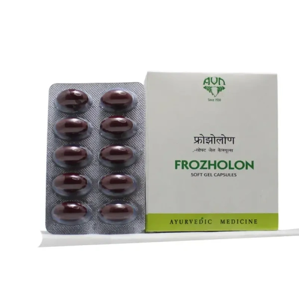 AVN AYURVEDA FORMULA Frozholon Soft Gel Capsules - Avn Ayurveda - 100Capsule