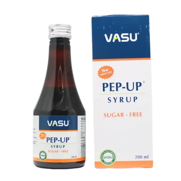 VASU PHARMACEUTICALS Pep Up Syrup Sugar free - Vasu - 200Ml