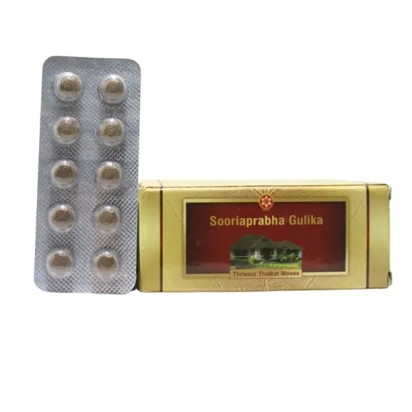 SNA OUSHADHASALA PVT Sooriaprabha Gulika Tablet - Sna - 10 Tablets