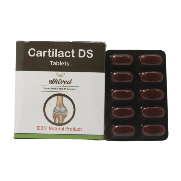 SHIVED HERBALS Cartlilact Ds Tablets - Shived - 10 Tablets