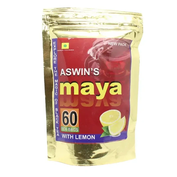 ASWIN HERBS Maya Black Tea With Lemon - Aswini Herbs - 100Gram