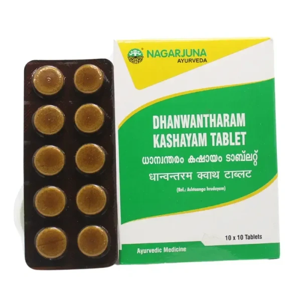 NAGARJUNA  Dhanwantharam Kashayam Tablet - Nagarjuna - 10Tablet