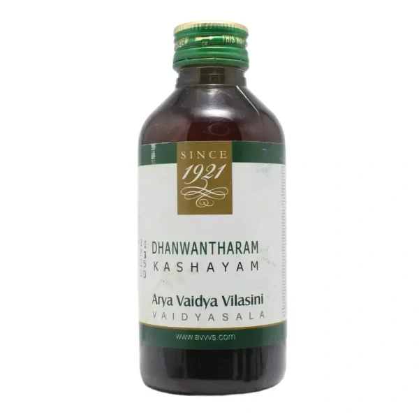 ARYA VAIDYA VILASINI Dhanwantharam Kashayam - Arya Vaidya Vilasini - 200Ml