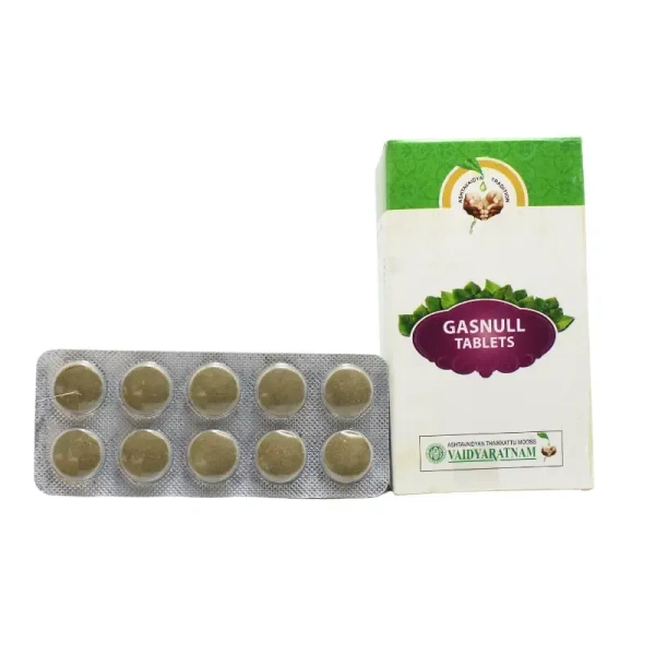VAIDYARATHNAM Gasnull Tablets - Vaidyaratnam - 10 Tablets
