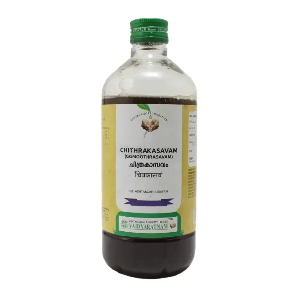 VAIDYARATHNAM Chitrakasavam (Gomootrasavam) - Vaidyaratnam - 450Ml